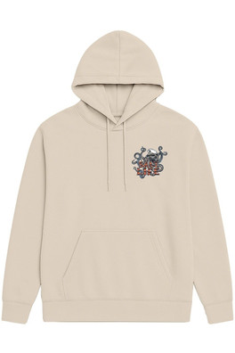 Underwater Alien Mens Hoodie - Natural