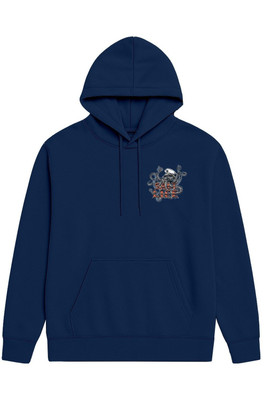 Underwater Alien Mens Hoodie - Navy