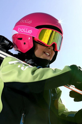 Nevada JR Youth Snow Goggles - Matte Race Pink/Sunshine