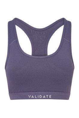 247 Essential Womens Sports Bra - Purple