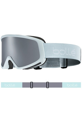 Bedrock Plus Unisex Snow Goggles - Matte Powder Blue/black Chrome