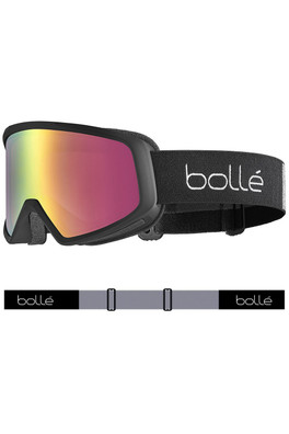 Bedrock Plus Unisex Snow Goggles - Matte Black/rose Gold