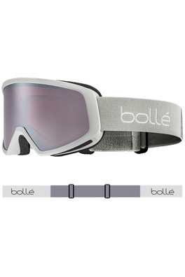 Bedrock Plus Unisex Snow Goggles - Lightest Grey/vermillon Gun