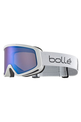 Bedrock Plus Unisex Snow Goggles - White/Bronze Blue