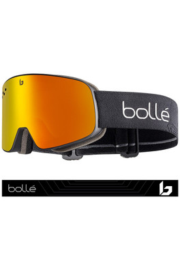 Nevada Unisex Snow Goggles - Matte Black/sunrise