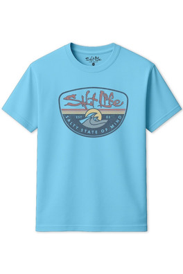 Daily Wave Mens T-Shirt - Light Blue