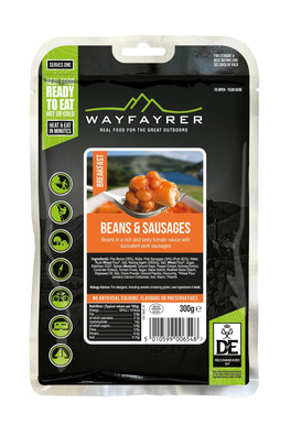 Beans & Sausage 300g Eat Hot or Cold - 300g Pouch
