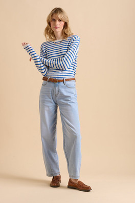 Barrel Womens Leg Jeans - Navy