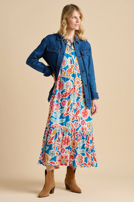 Full Womens Bloom Maxi Dress - Multi