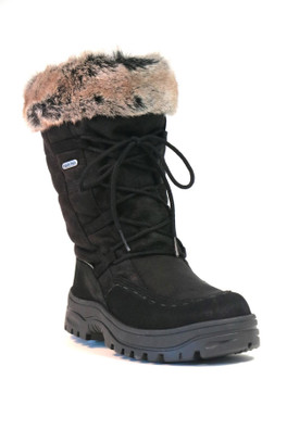Bella Women's Winter Boots with Ice Grips - Black