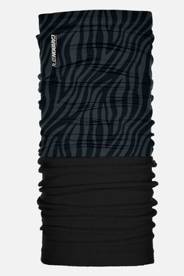 Polar Plus Womens Neck Warmer - Black Zebra