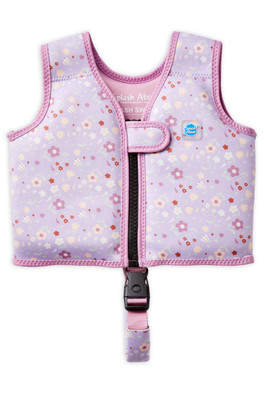 Go Splash Kids Swim Vest With Belt - Lilac Spring