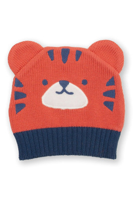 Baby 100% Organic Cotton Knit Hat - Top Tiger