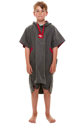 Quick Dry Kids Microfibre Changing Robe - Grey