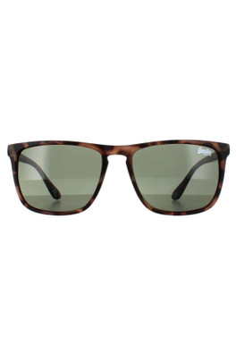 Shockwave Sunglasses - Satin Spotted Havana / Green