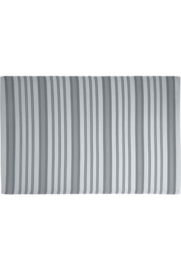 Stripes Outdoor Camping Rug 120cm x180cm - Grey & White Stripes
