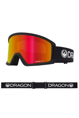 DX3 L OTG Unisex Snow Goggles - Black/Red Ion