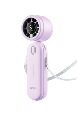 iTurbo Portable Handheld Turbo Fan - Purple