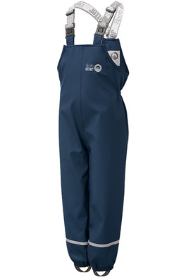 Forest Ranger Kids Waterproof PU Dungarees - Navy