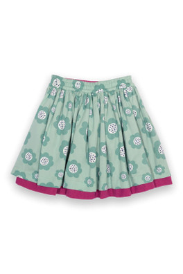 Kids 100% Organic Cotton Reversible Skirt - Big Bloom