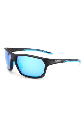 Deadfish Lightweight Wraps Unisex Sunglasses - Black Blue
