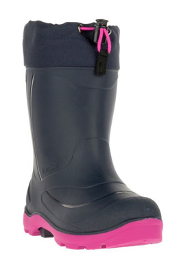 Snobuster1 Kids Winter Wellies - Navy/magenta