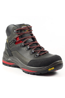 Fortress Mens Waterproof Hiking Boots - Grey Waxed Leather