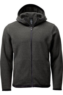 Medusa Mens Full Zip Hoodie - Charcoal