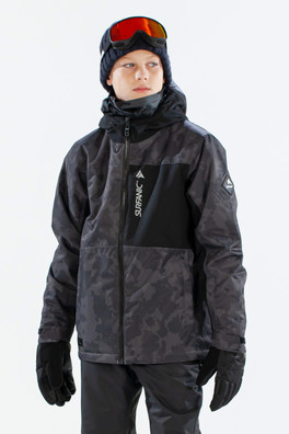 Misfit Kids Ski Jacket - Black Map