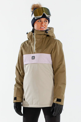 Odyssey Womens Overhead Ski Jacket - Olive