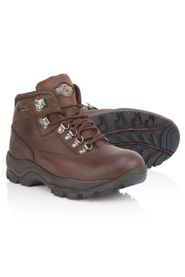 Peak Womens Leather Waterproof Walking Boots - Waxy Brown