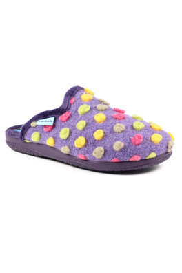 Montreal Womens Mule Slipper - Purple