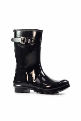 Sweden Womens Mid-Calf Wellington - Black