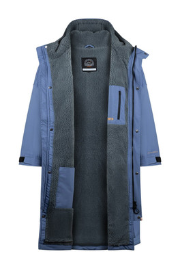 Thermo-Tech Unisex Changing Robe - Blue/Grey/Orange