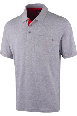 Marl Mens Polo Shirt - Grey