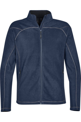 Reactor Mens Fleece Shell Jacket - Navy Blue