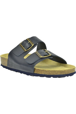 Aston Womens Sandals - Navy/Brown
