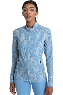 Pro Womens Printed Jacket - Allure/Silver Grey