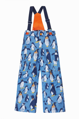 Kids Waterproof Snow And Ski Salopettes - Penguin Waddle