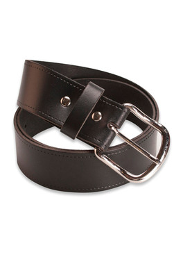 Mens Leather Belt 1.5" Width - Black
