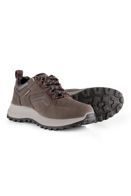 Munro Womens Leather Waterproof Walking Shoes - Dove Grey