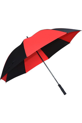 Unisex Golf Umbrella - Black/Red
