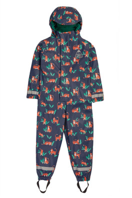 Kids Waterproof All Over Print Rainsuit - Tiger Time