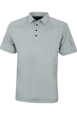Mens Topstitched Polo Shirt - Battleship Grey