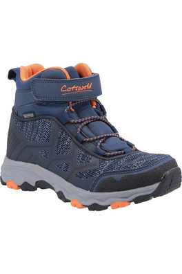 Coaley Kids Hiking Boots - Navy