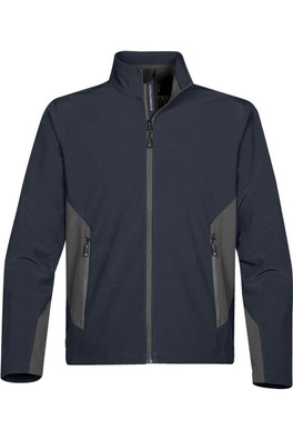 Pulse Mens Softshell Jacket - Navy/Granite