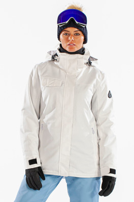Carve Womens Ski Jacket - White