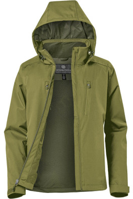 Scirocco Lightweight Womens Rain Shell Jacket - Sage Green
