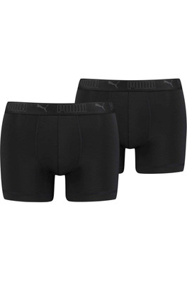 Active Mens Pack of 2 Boxer Shorts - Black