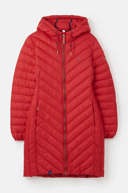 Laurel Womens Padded Jacket - Red